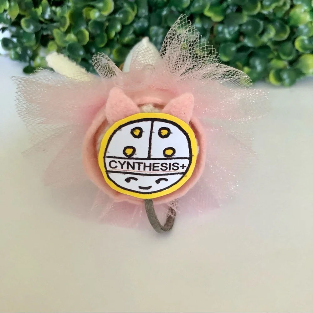 Ballerina Felt Mouse Art Doll Hand-sewn pink tutu hair bun Ballet handmade NWT